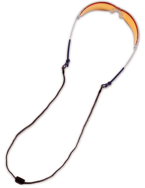 Squids® 3251 Rope Slip Fit Eyewear Lanyard, Black - Latex, Supported